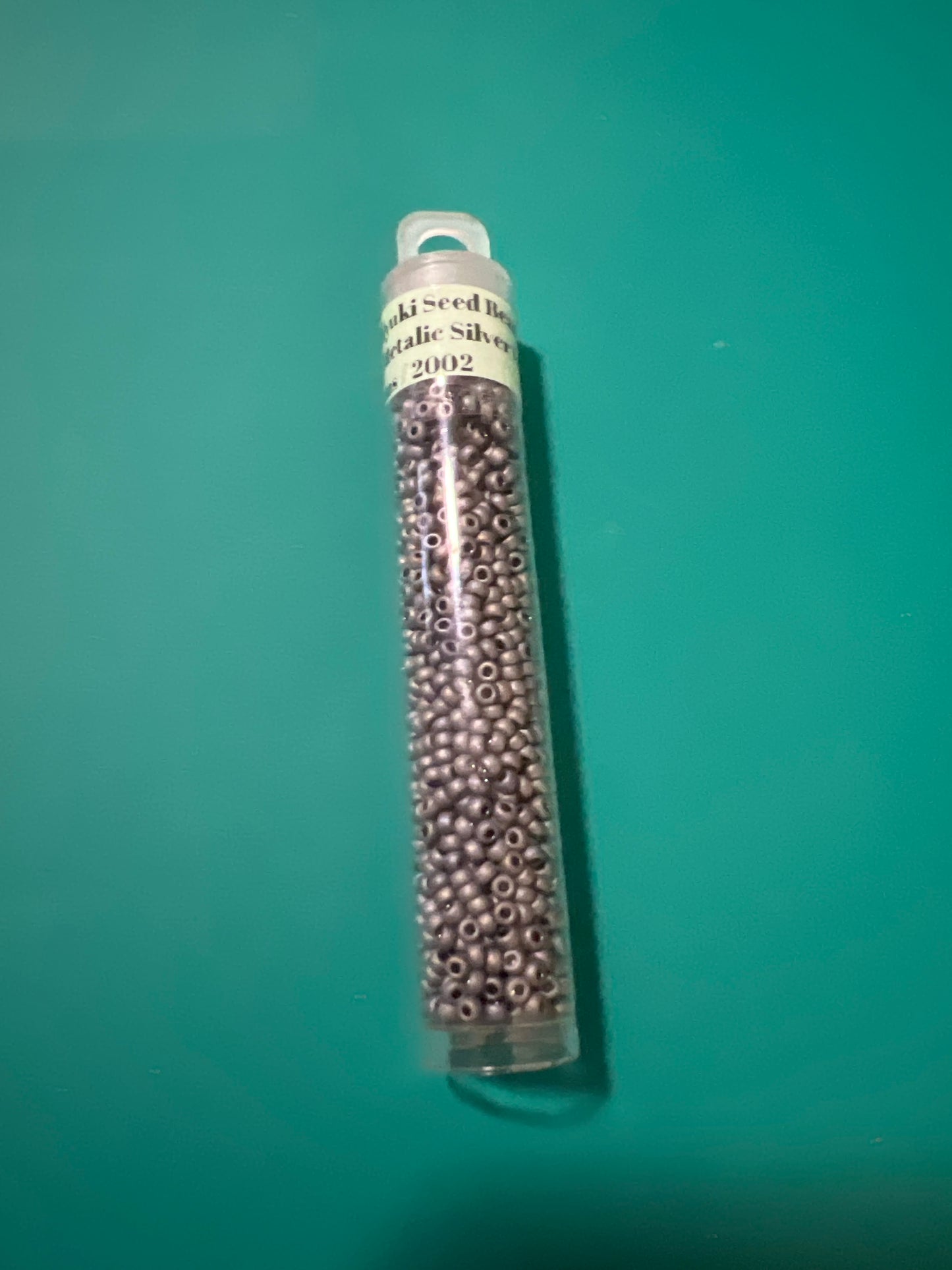 11/0 Miyuki Seed Beads Matte Metallic Silver Gray