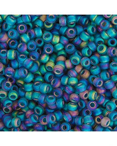 11/0 Miyuki Seed Beads Grey Transparent AB