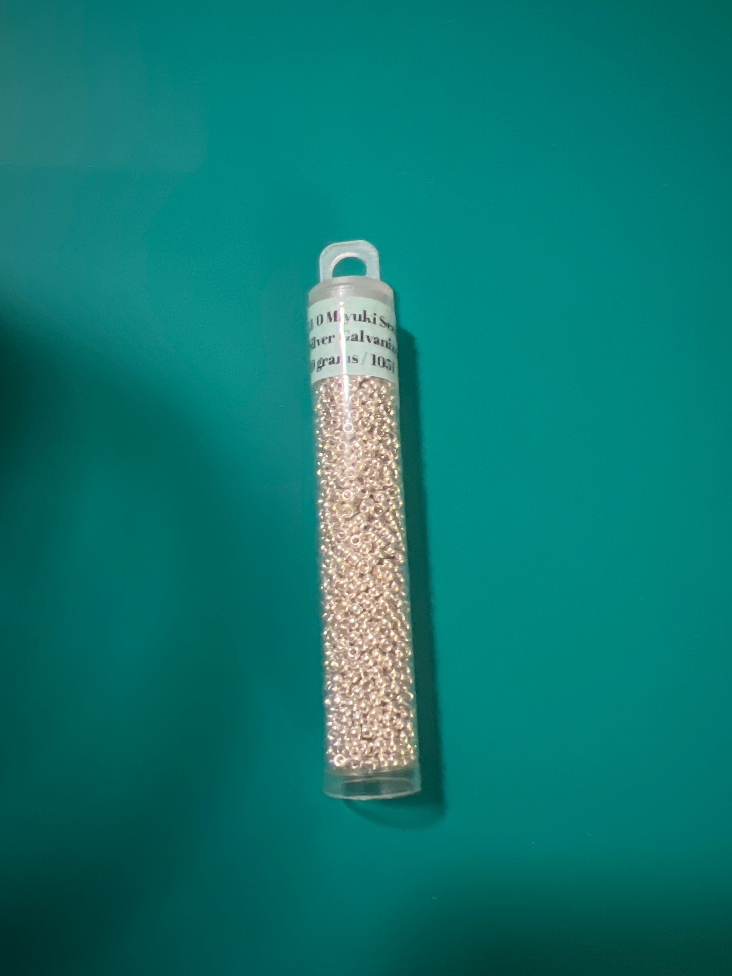 11/0 Miyuki Seed Beads Silver Galvanized