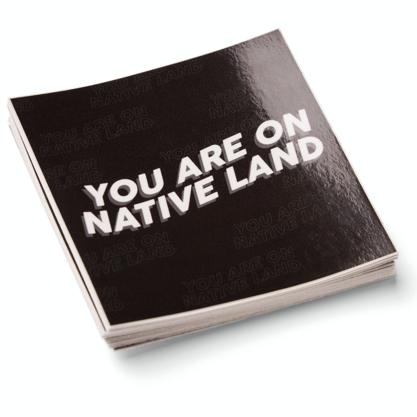 You Are On Native Land Sticker ‘Offical’