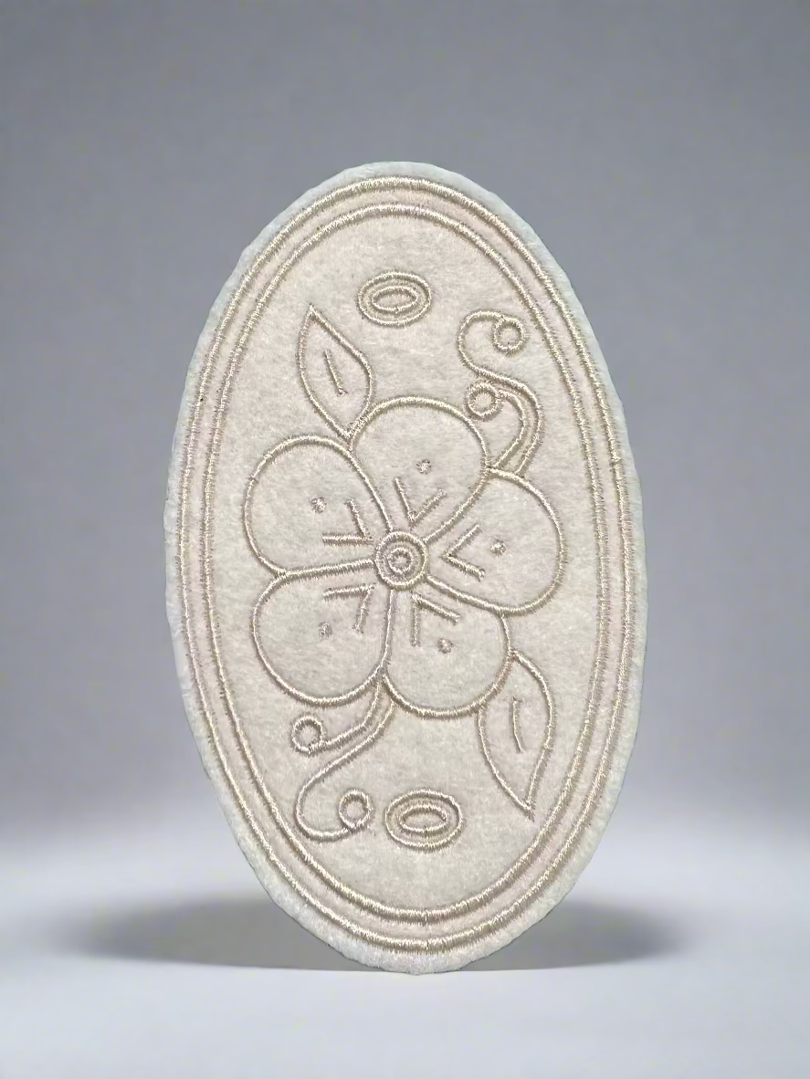 Embroidered Barrette Pattern