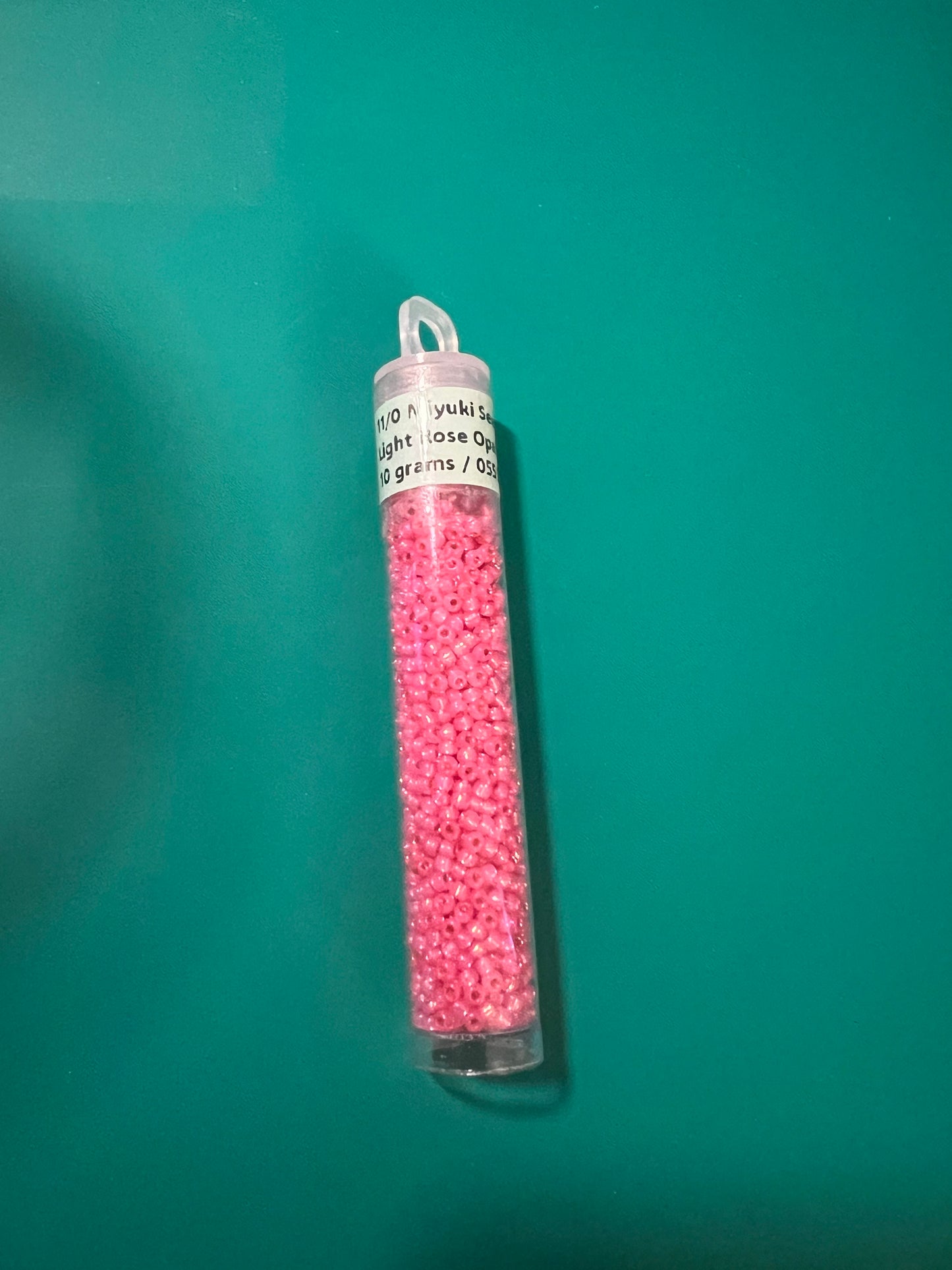 11/0 Miyuki Seed Beads Light Rose Opal Dyed Alabaster