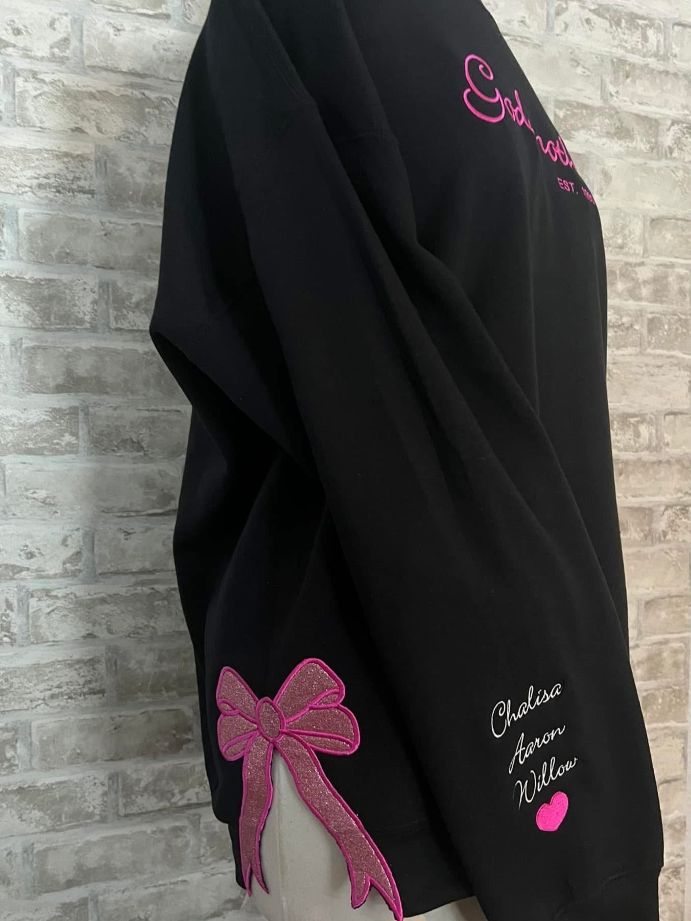 Godmother Crewneck with Bows