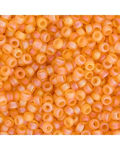 11/0 Miyuki Seed Beads Light Topaz Transparent AB Matte