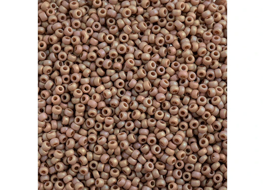11/0 Miyuki Seed Beads Frosted Glazed/ RainbowLight Rose Matte AB