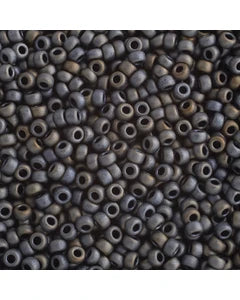 11/0 Miyuki Seed Beads Matte Metallic Silver Gray